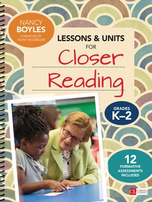 cover image of Lessons and Units for Closer Reading, Grades K-2